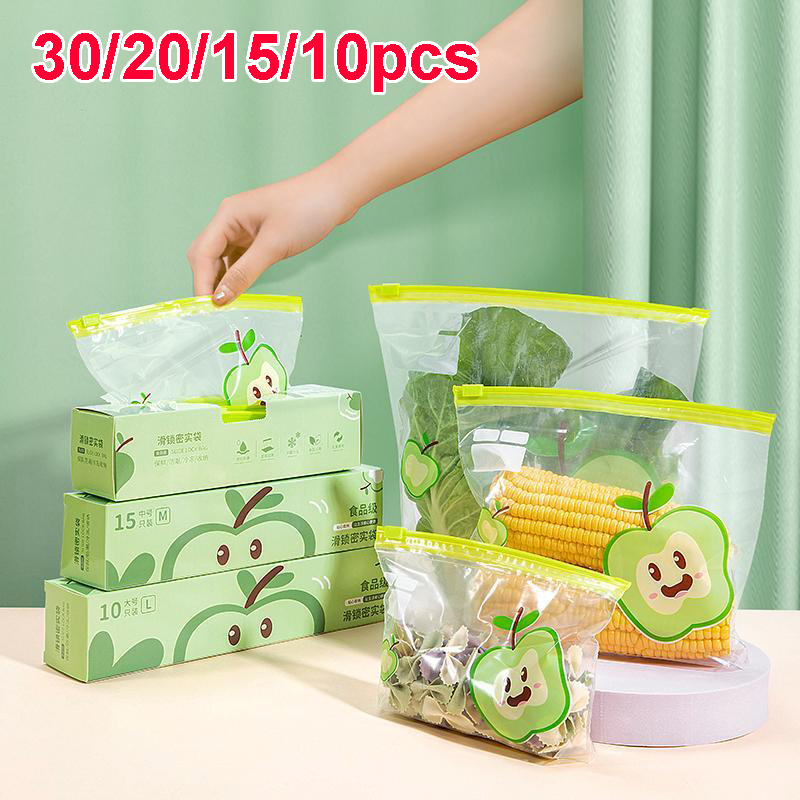 Ziploc Food Storage - Многоразовый пакет с застежкой-молнией, прозрачный, пищевой,