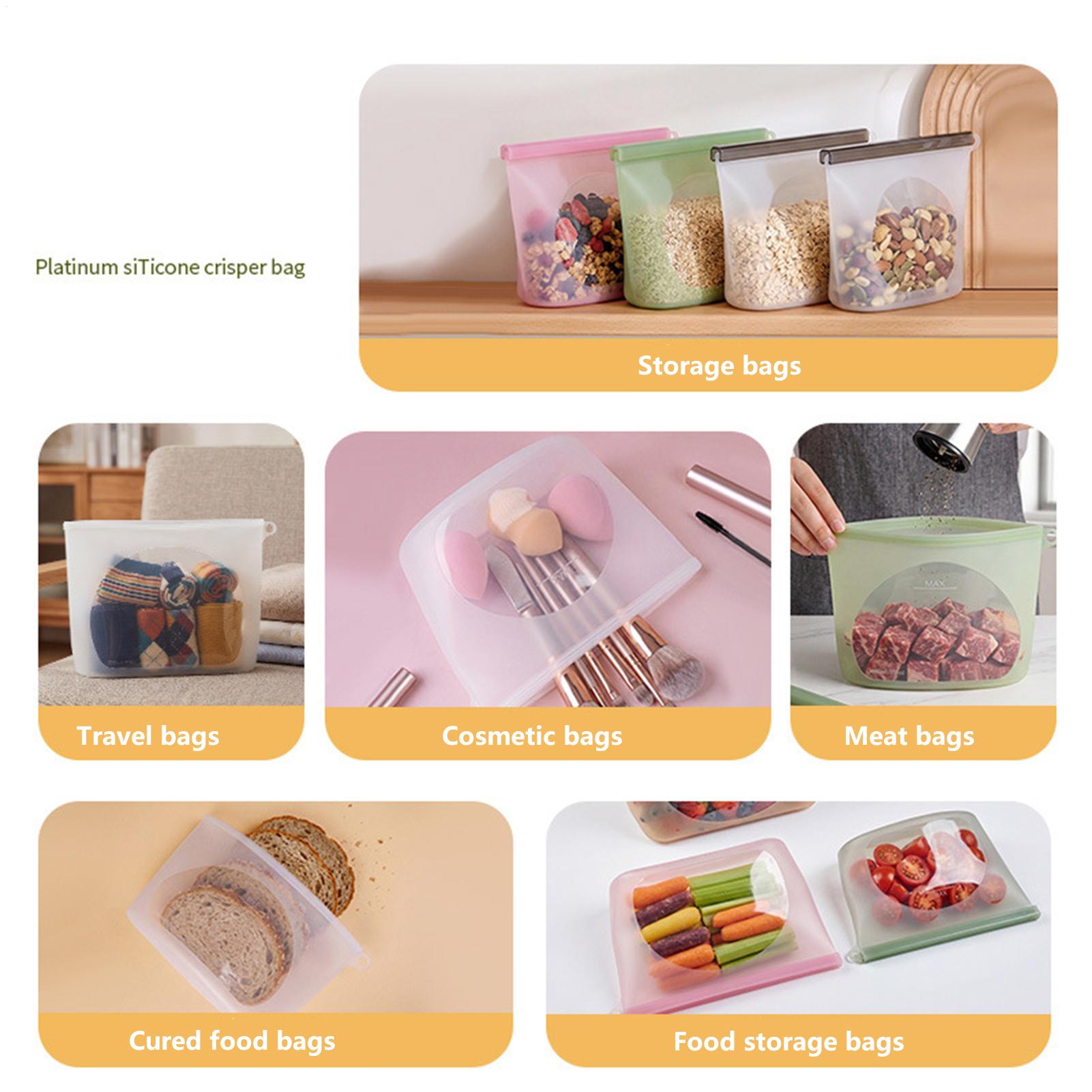 Food Storage Ziploc - Многоразовые пакеты для хранения продуктов 1000