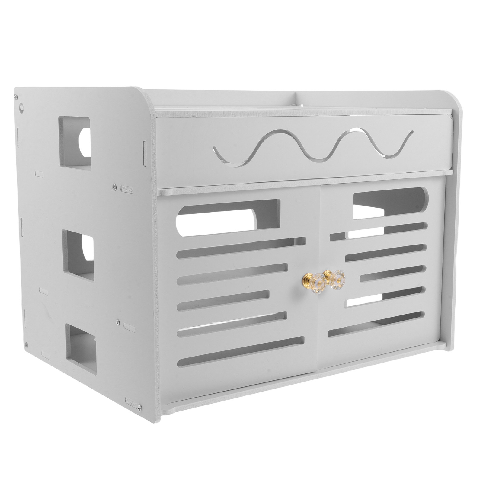Food Storage Management - Трехслойный органайзер для роутера, белый, без