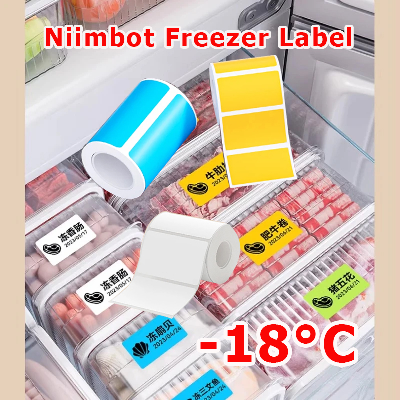 Food Storage Temperature - Бумага для этикеток NIIMBOT B1/B21/B31/B203/B3S, устойчивая