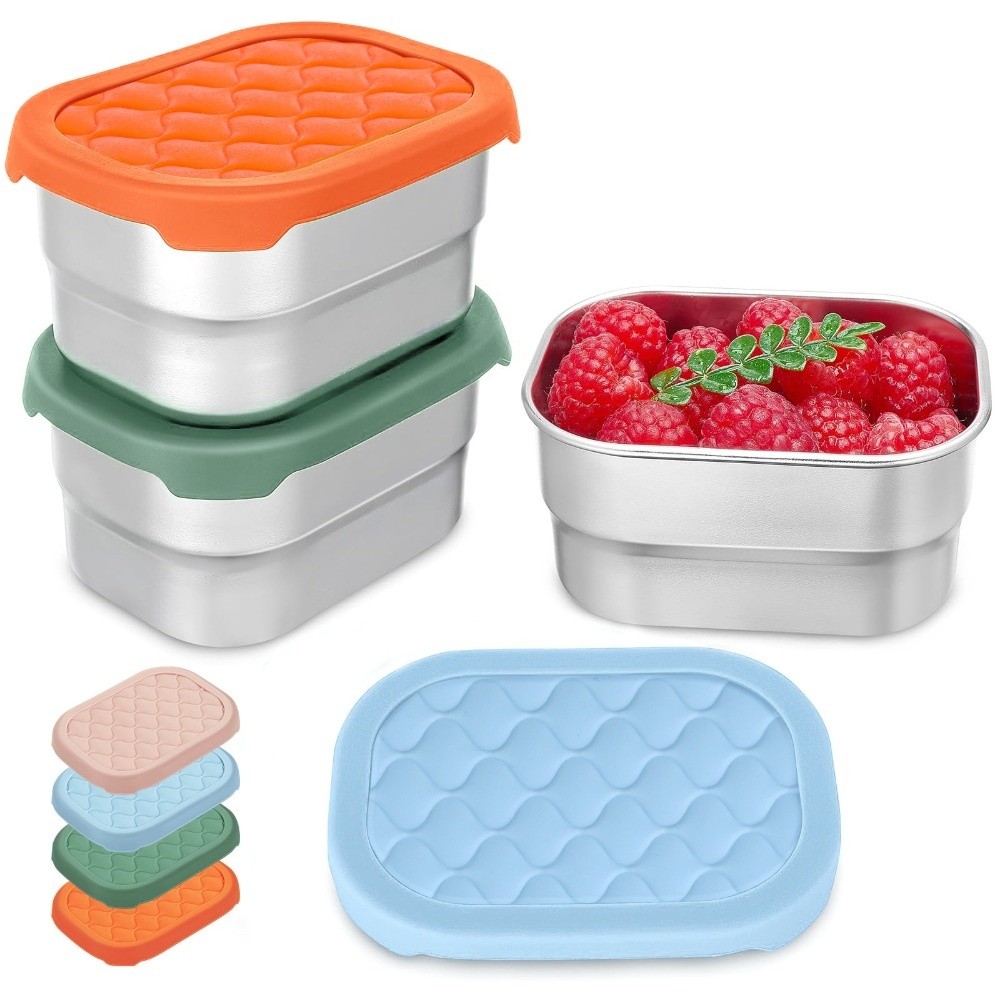 Food Storage Stackable Containers - Новый контейнер для еды из нержавеющей