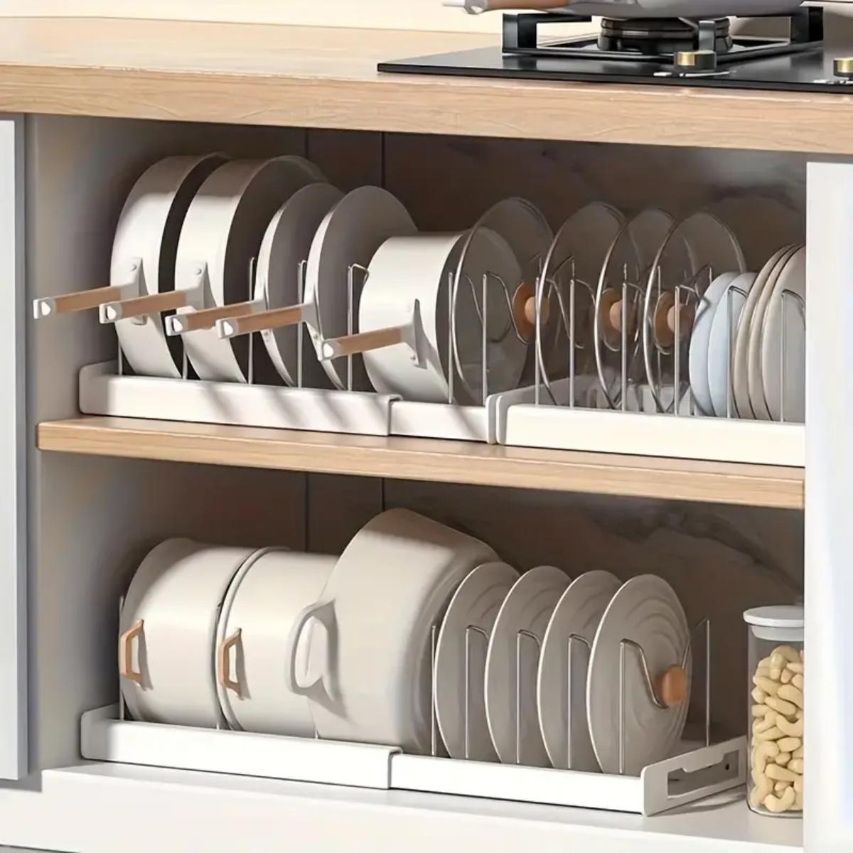 Food Storage Organiser - Разборный органайзер для кастрюль и сковородок