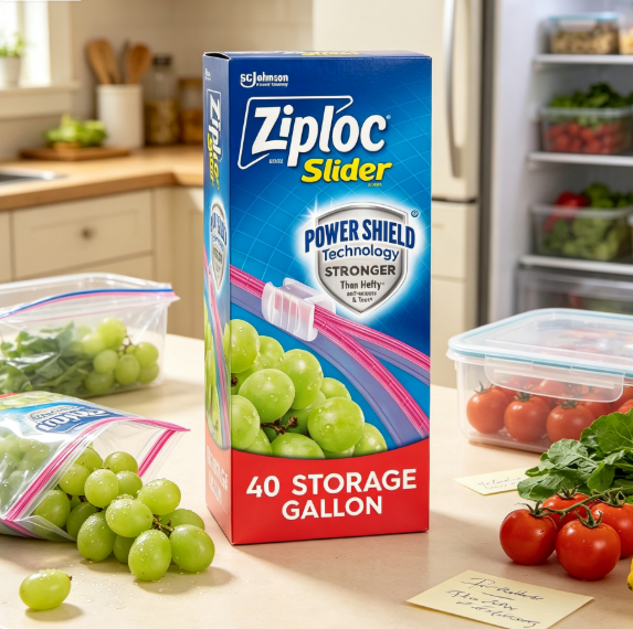 Food Storage In The Kitchen - Многоразовые пакеты для хранения продуктов объемом
