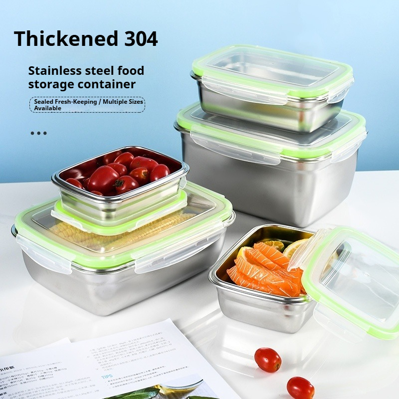 Food Storage Plastic Containers With Lids - Набор ланч-боксов из нержавеющей стали 304