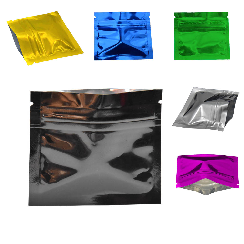 Ziploc Food Storage - 100 шт красочные глянцевые Алюминий Фольга