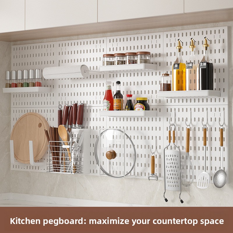 Food Storage Organiser - Настенный органайзер для кухни без сверления: