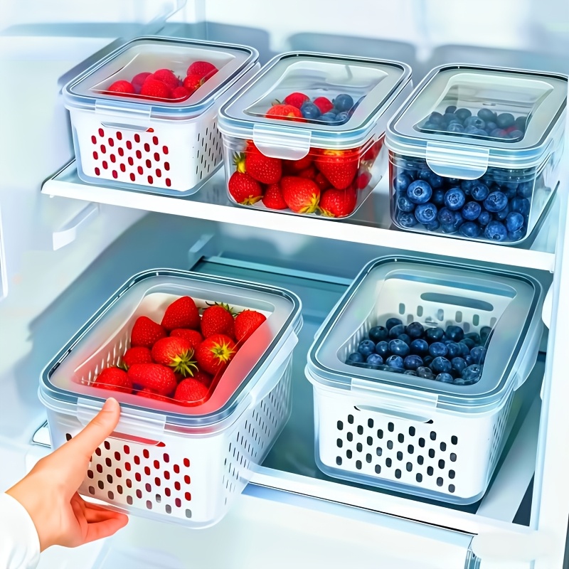 Food Storage Stackable Containers - Набор из 4 герметичных контейнеров для