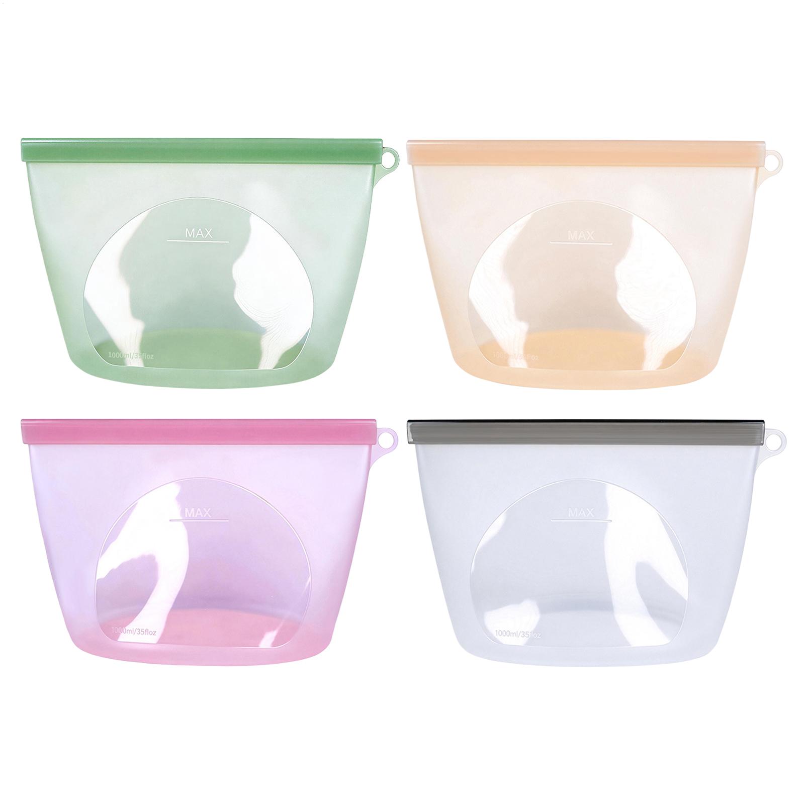 Food Storage Ziploc - Силиконовые пакеты для хранения продуктов 1000
