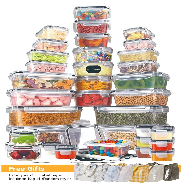 Food Storage In Pantry - Набор для хранения продуктов из 48