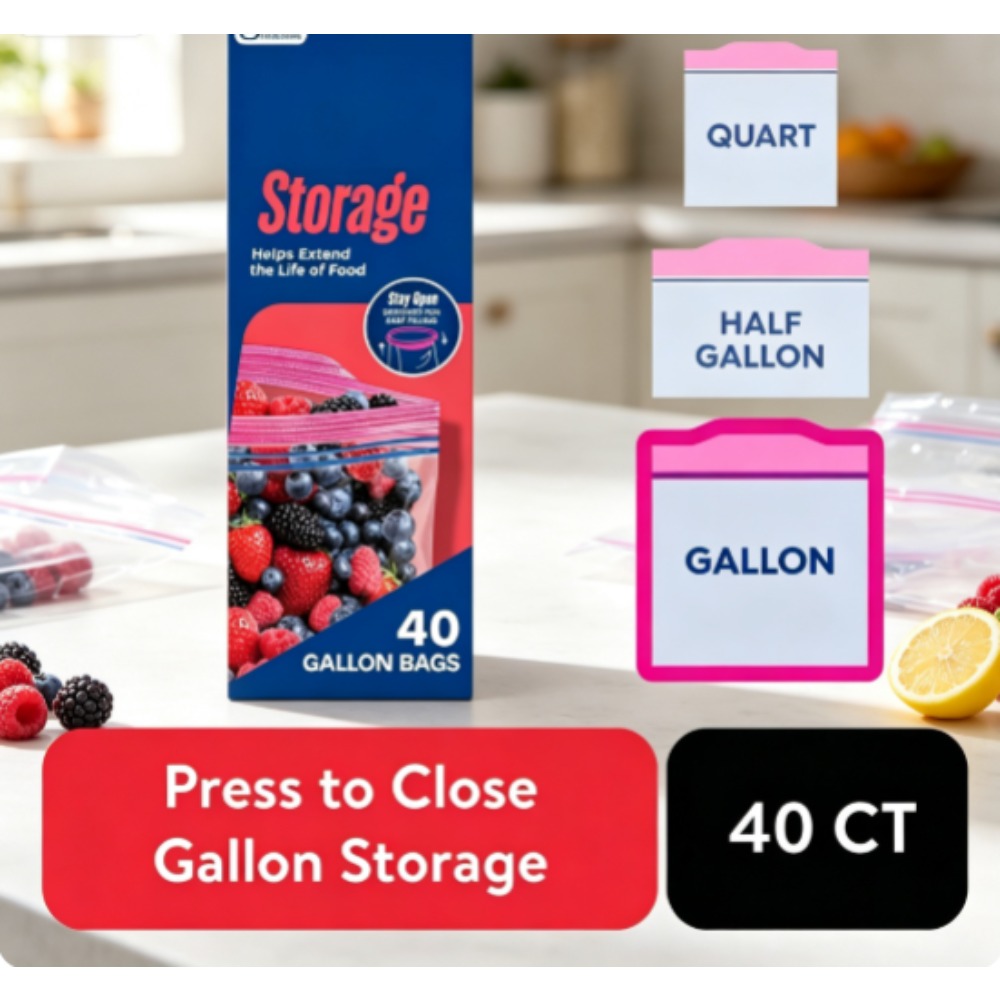 Пакеты для хранения продуктов  – обзор и цена Food Storage Ziploc