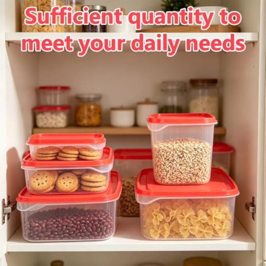 Набор пластиковых контейнеров  – обзор и цена Food Storage Plastic Containers With Lids