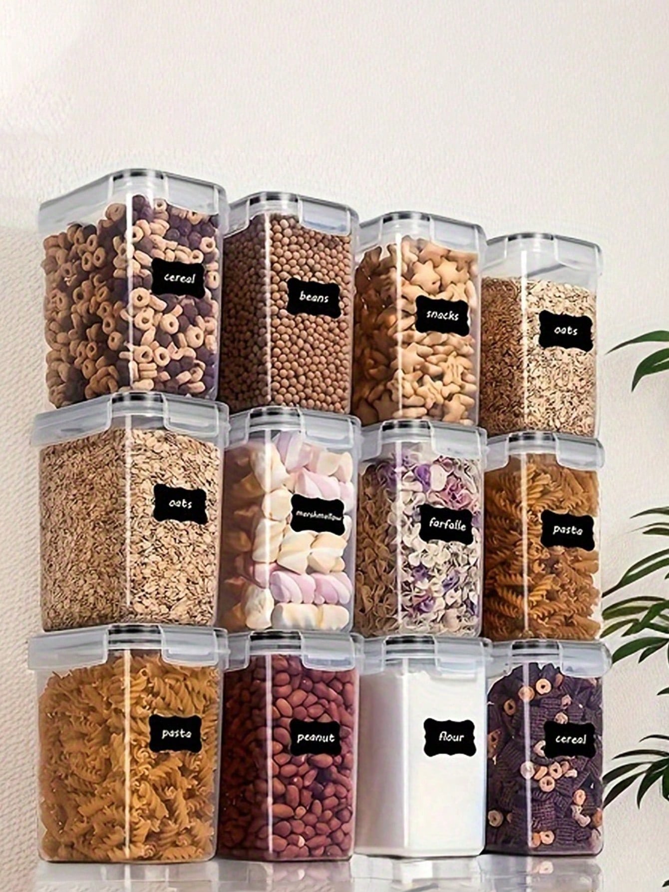 Набор из 48 герметичных контей – обзор и цена Food Storage In Pantry