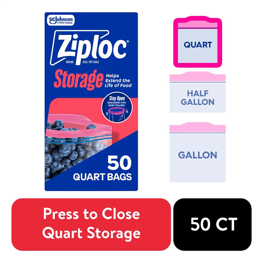 Пакеты для хранения продуктов  – обзор и цена Ziploc Food Storage