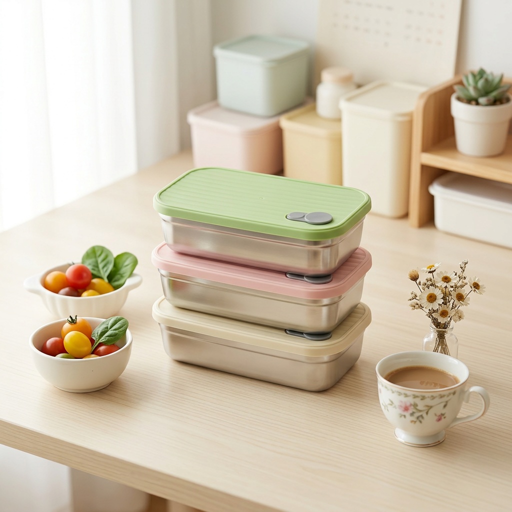 Ланч-бокс из нержавеющей стали – обзор и цена Food Storage Stackable Containers