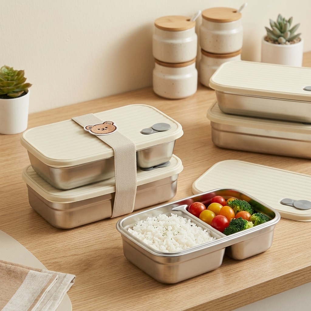 Ланч-бокс из нержавеющей стали – обзор и цена Food Storage Stackable Containers