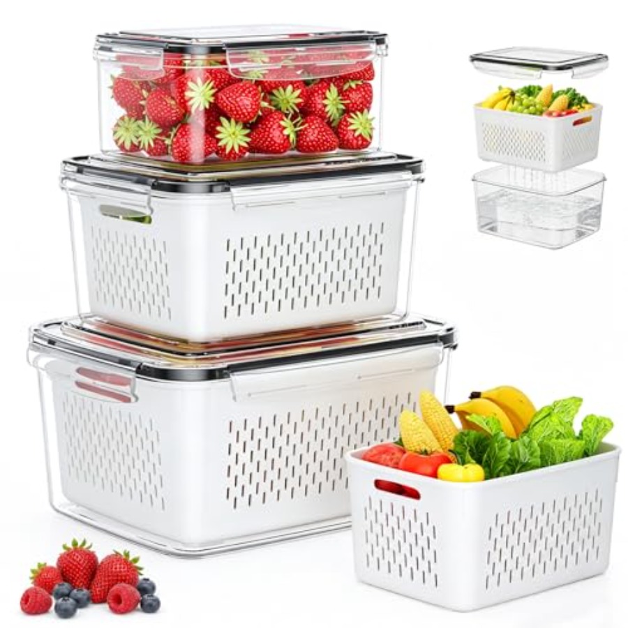 Контейнеры для хранения фрукто – обзор и цена Food Storage With Colander