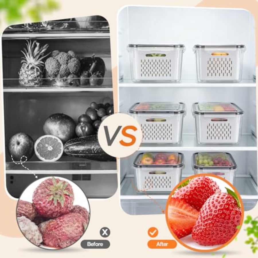 Контейнеры для хранения фрукто – обзор и цена Food Storage With Colander