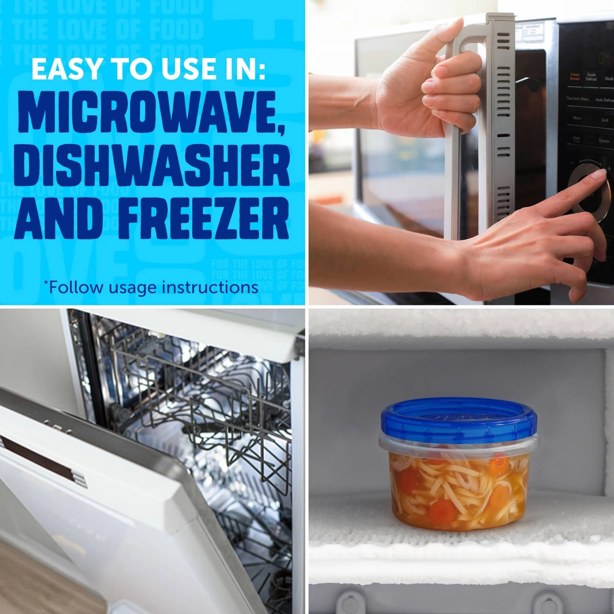 Контейнеры для хранения продук – обзор и цена Food Storage Ziploc