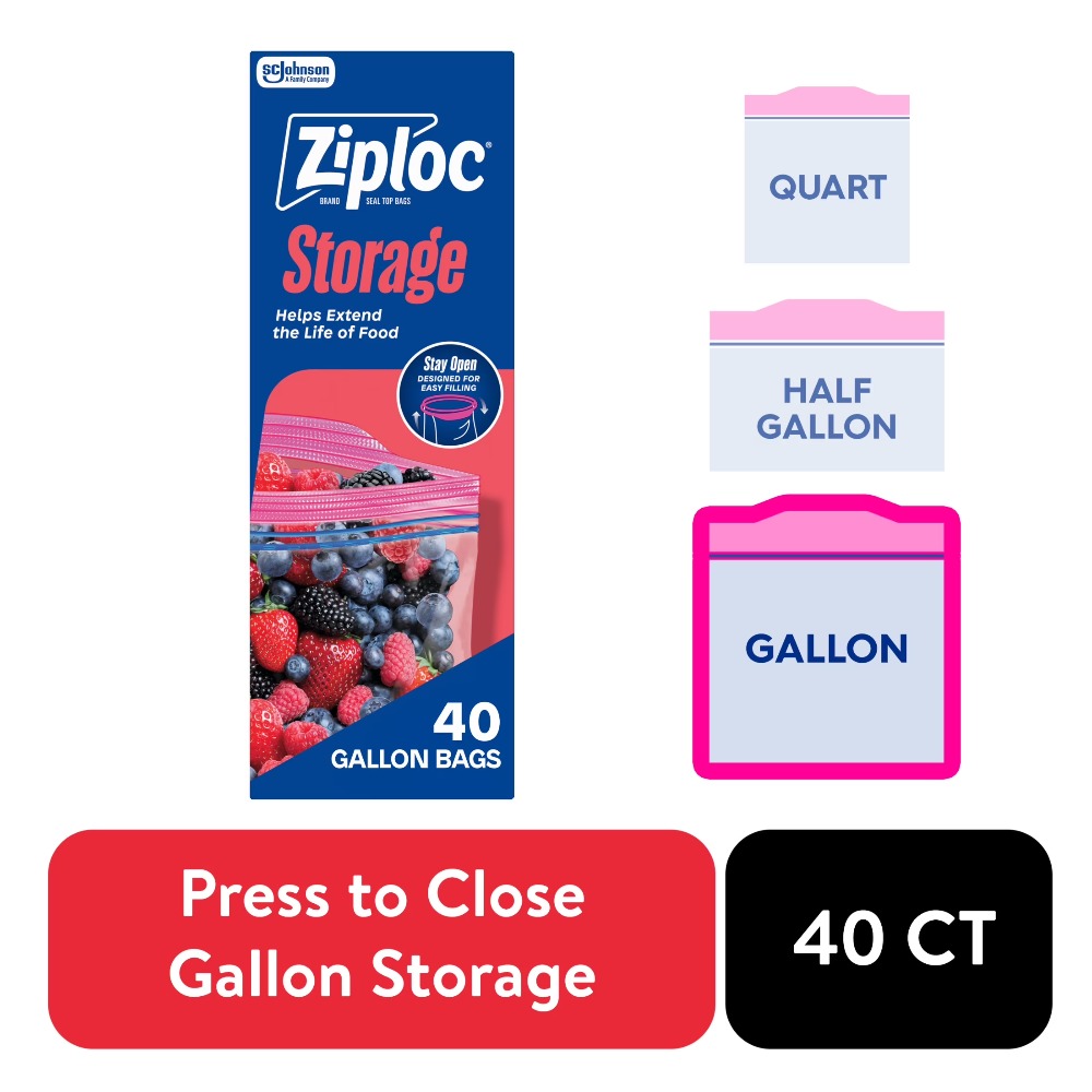 Пакеты для хранения продуктов  – обзор и цена Food Storage Ziploc