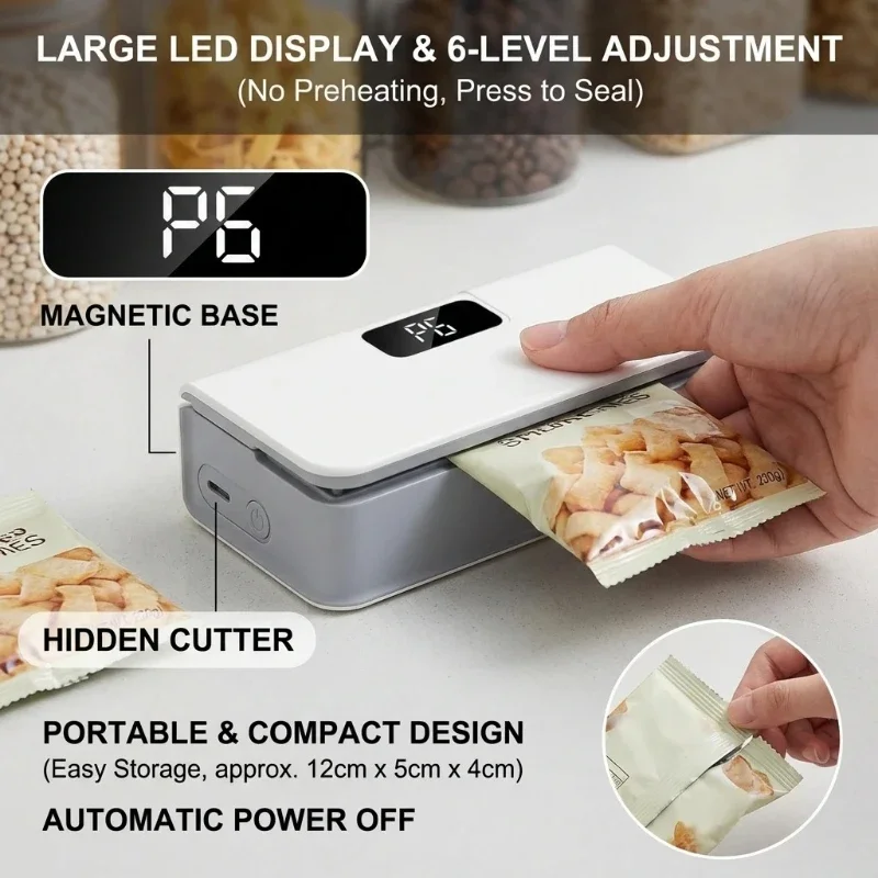 Мини-термозапайщик для пластик – обзор и цена Food Storage Machine
