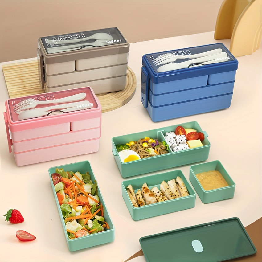 1450 мл бенто ланч-бокс большо – обзор и цена Food Storage Stackable Containers