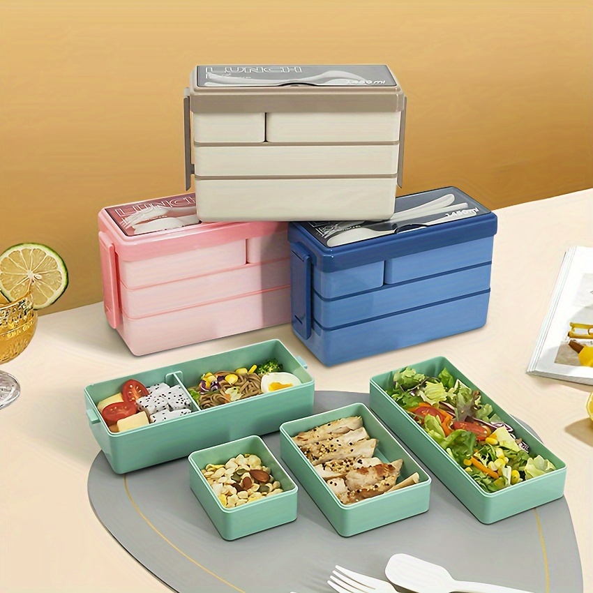 1450 мл бенто ланч-бокс большо – обзор и цена Food Storage Stackable Containers