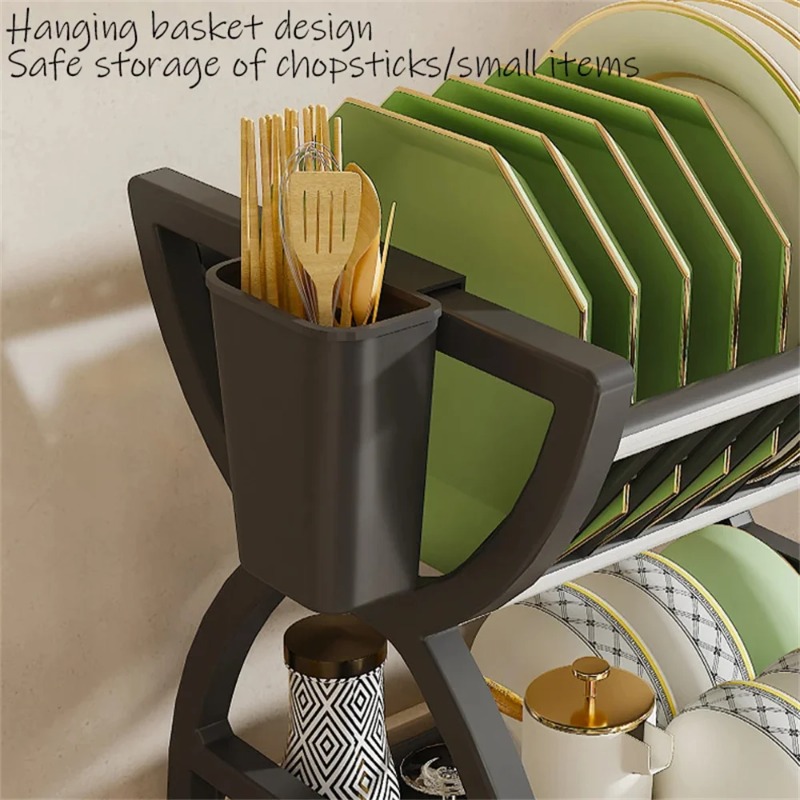 Двухуровневая сушилка для посу – обзор и цена Food Storage Organiser