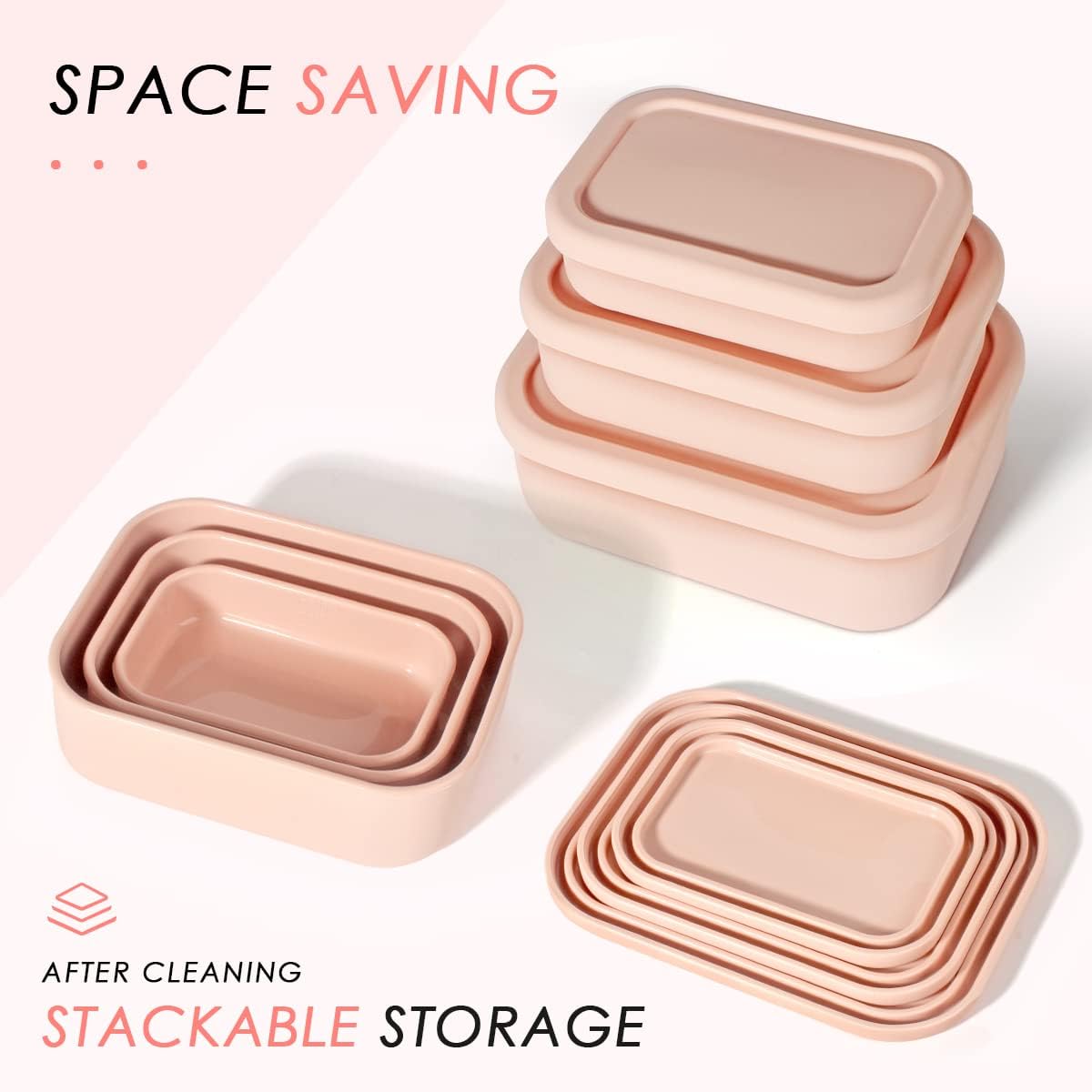 Силиконовые коробки для обеда  – обзор и цена Food Storage Tupperware