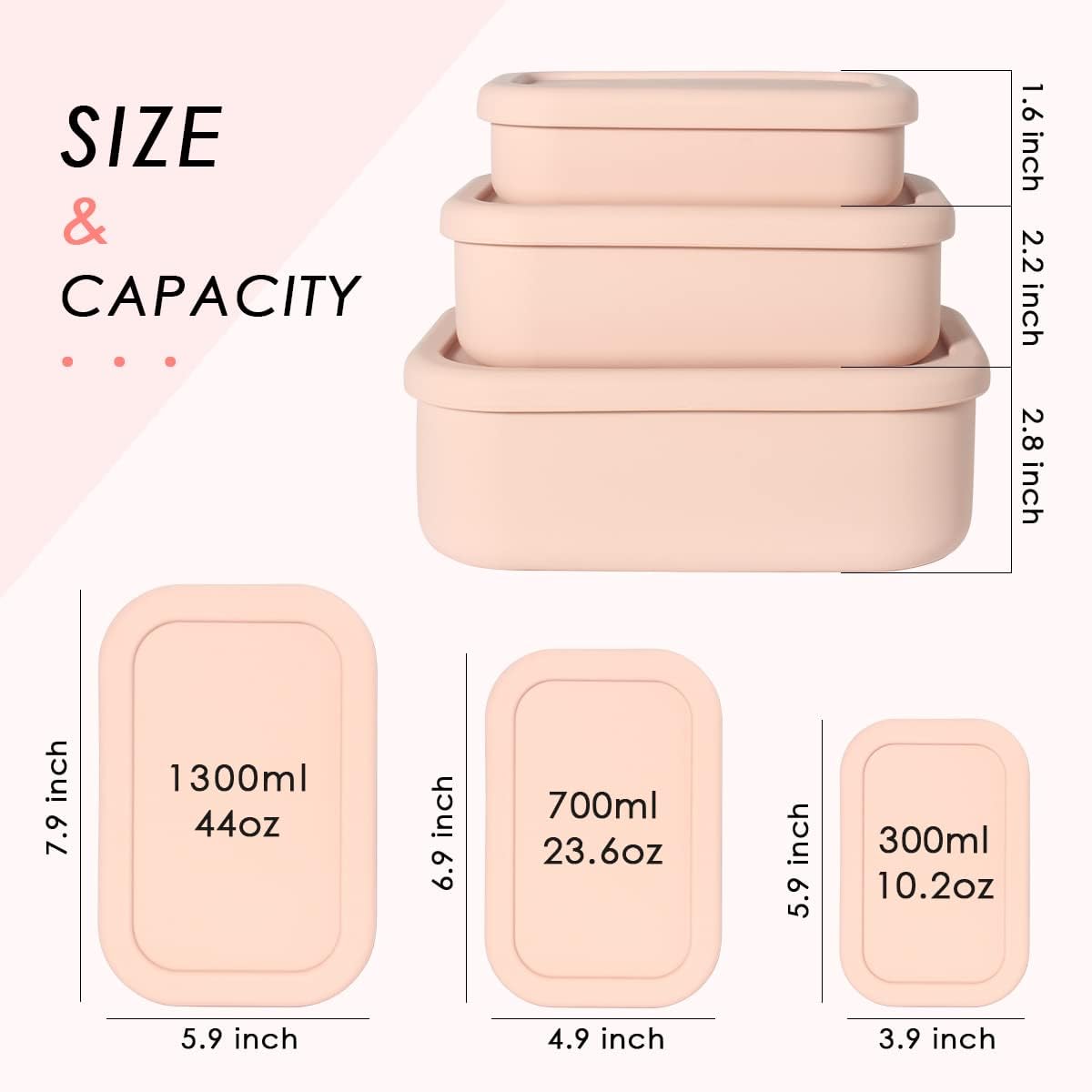 Силиконовые коробки для обеда  – обзор и цена Food Storage Tupperware