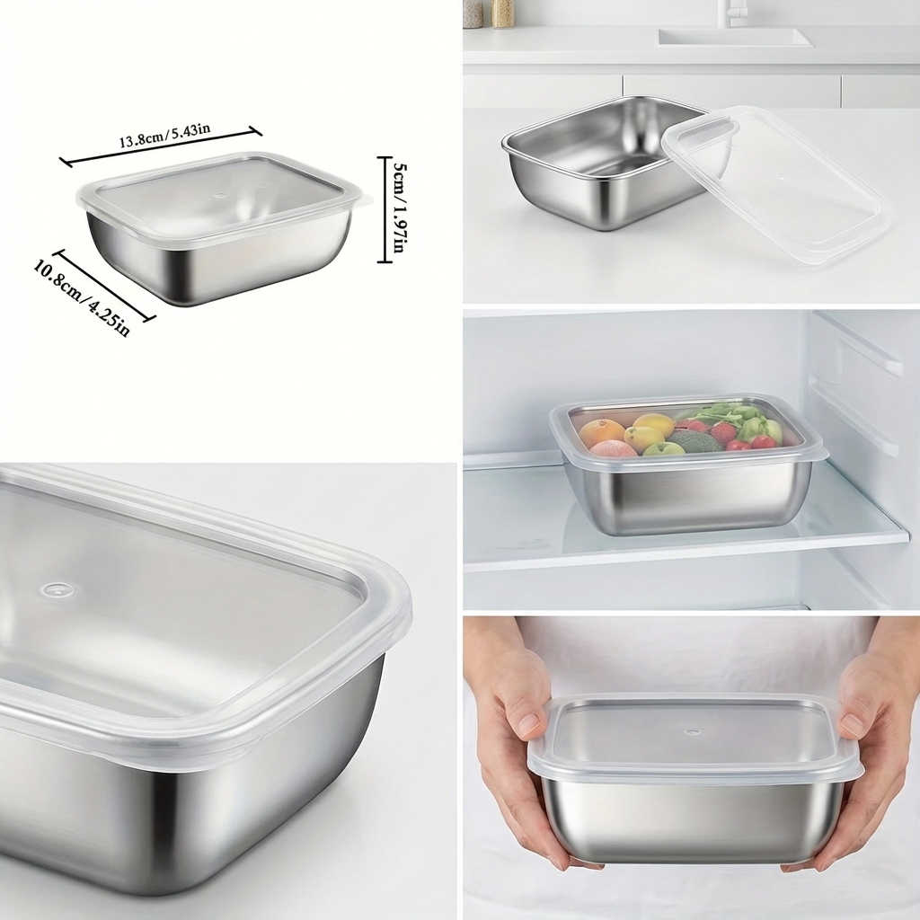 Набор из 5 контейнеров для хра – обзор и цена Food Storage Stackable Containers