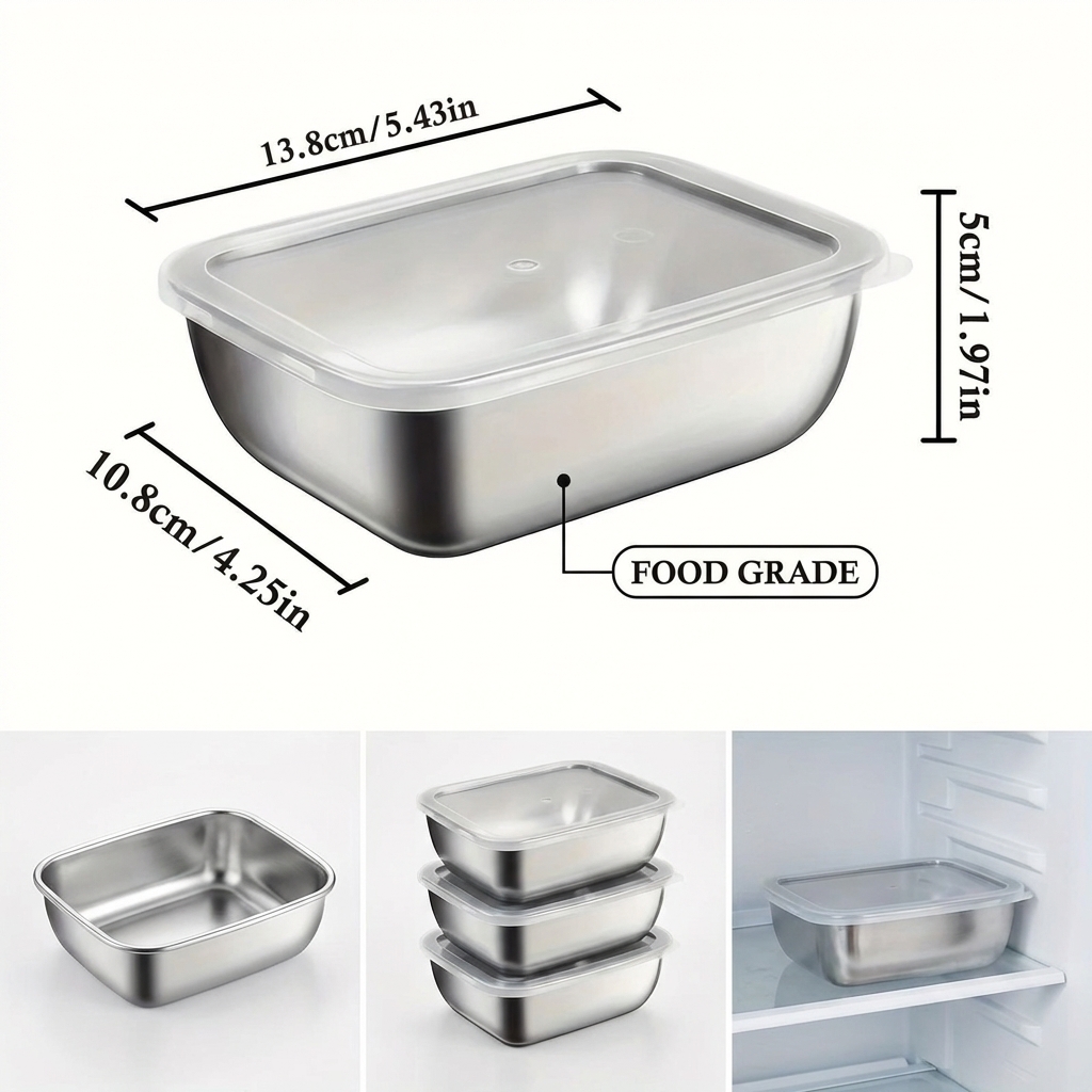 Набор из 5 контейнеров для хра – обзор и цена Food Storage Stackable Containers