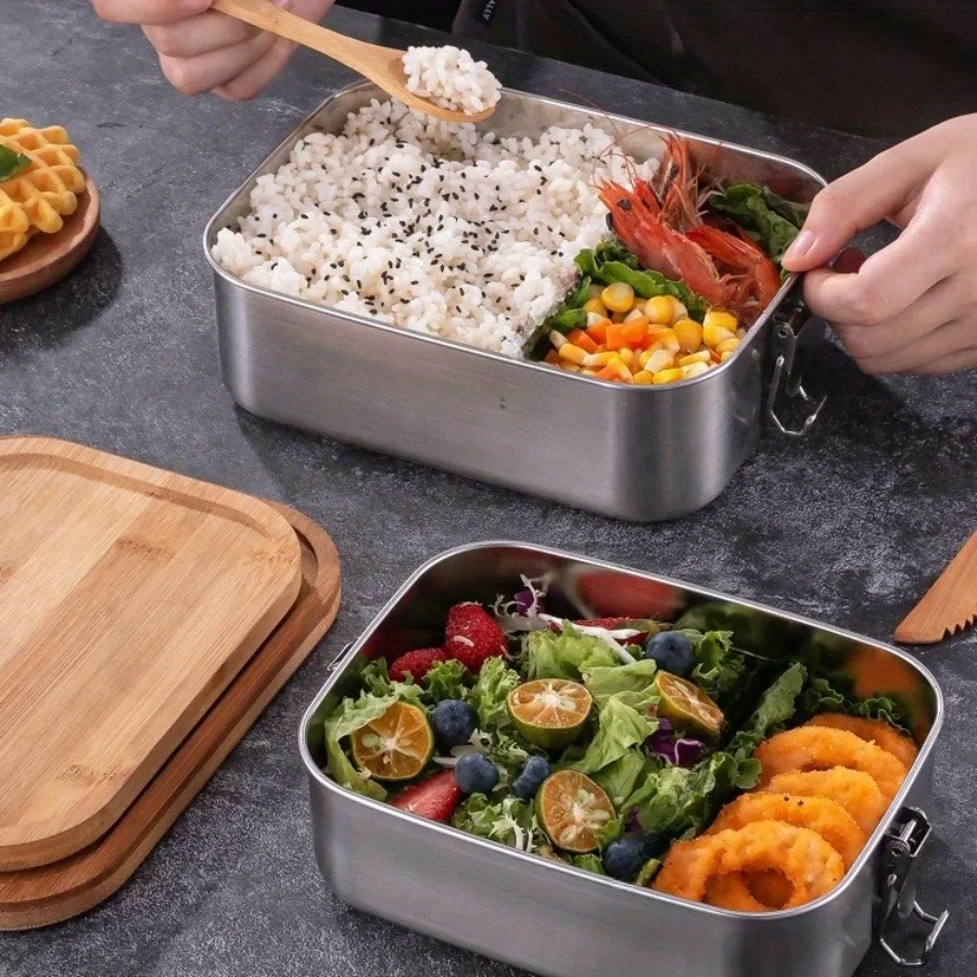 Новый Ланч-бокс с бамбуковой к – обзор и цена Food Storage Plastic Containers With Lids