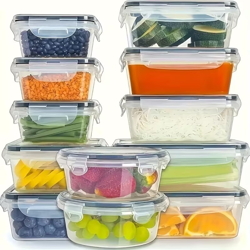 Набор из 4 прозрачных контейне – обзор и цена Food Storage With Colander