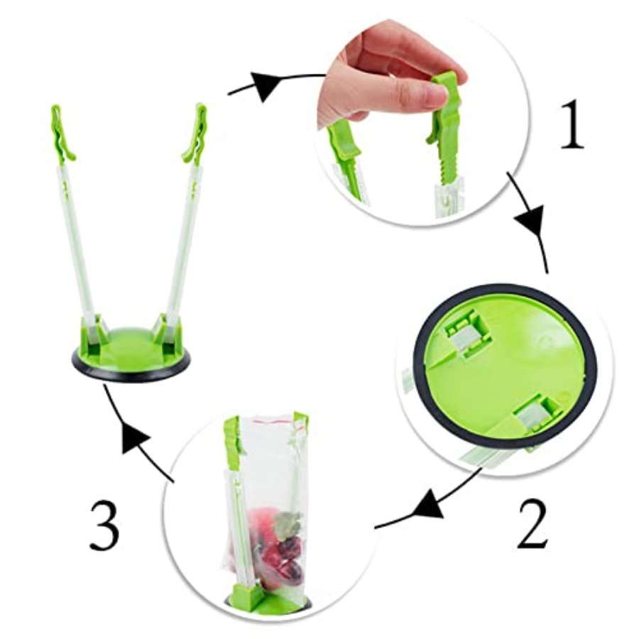 Держатели для пакетов Baggy Ra – обзор и цена Ziploc Food Storage