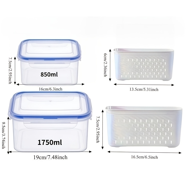 Набор из 4 герметичных контейн – обзор и цена Food Storage Stackable Containers