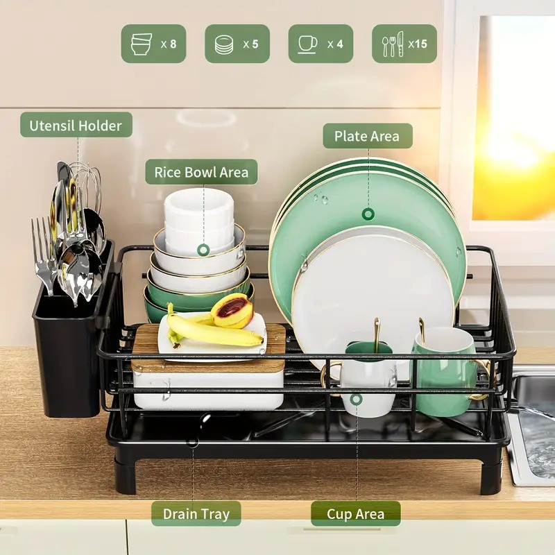 Нержавеющая сушилка для посуды – обзор и цена Food Storage Organiser