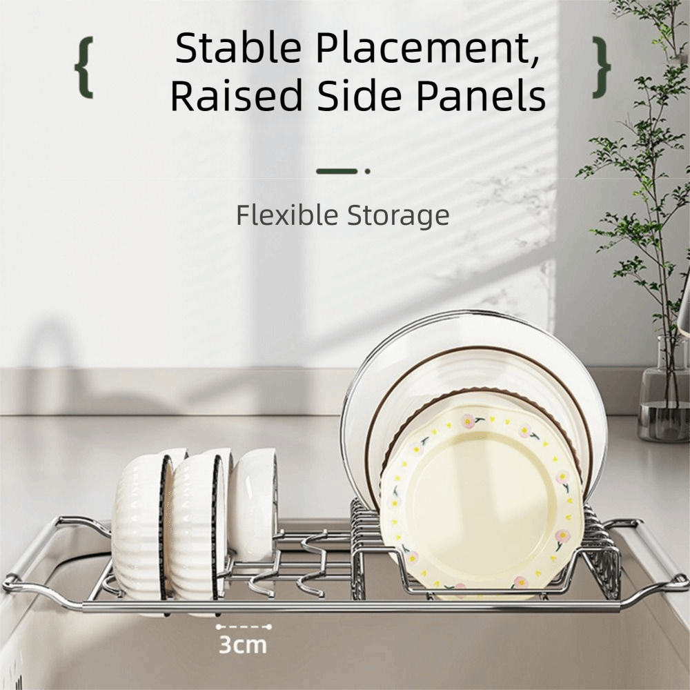 Раздвижная сушилка для посуды  – обзор и цена Food Storage Organiser
