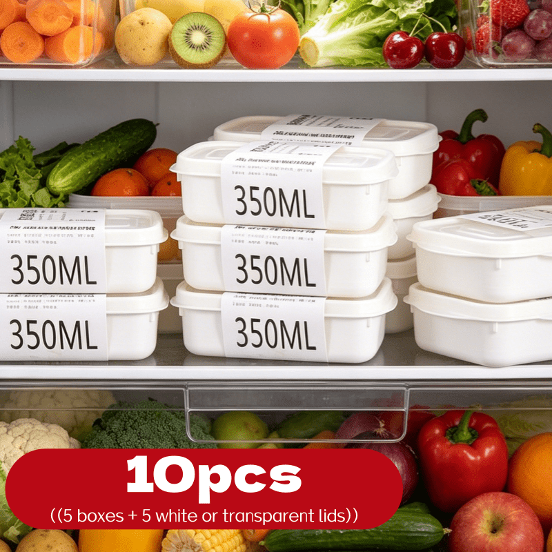 Набор из 10 многоразовых штабе – обзор и цена Food Storage Plastic Containers With Lids