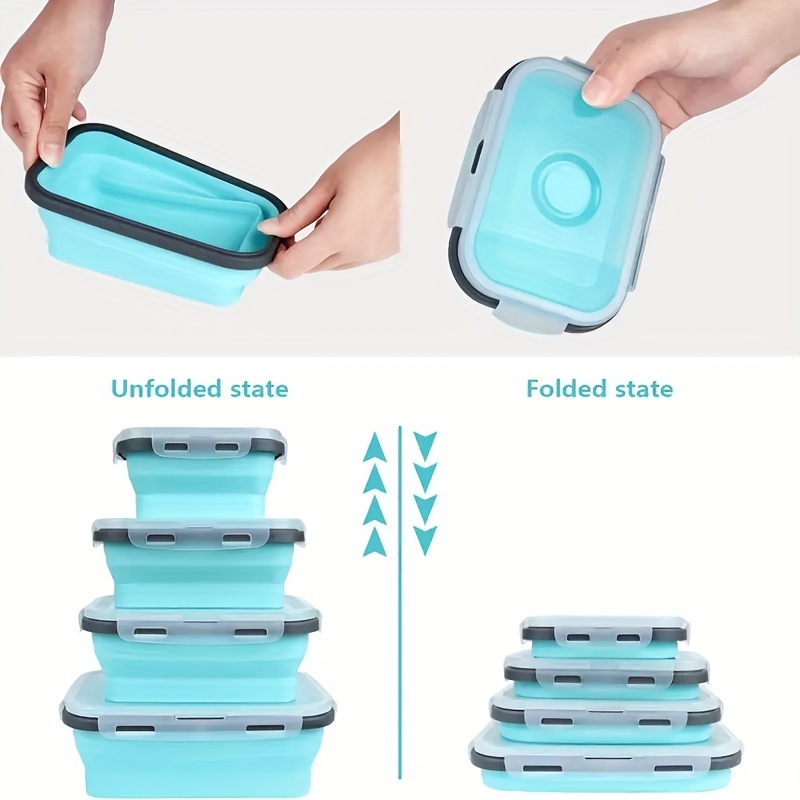 1/4 шт. складной силиконовый к – обзор и цена Food Storage Tupperware