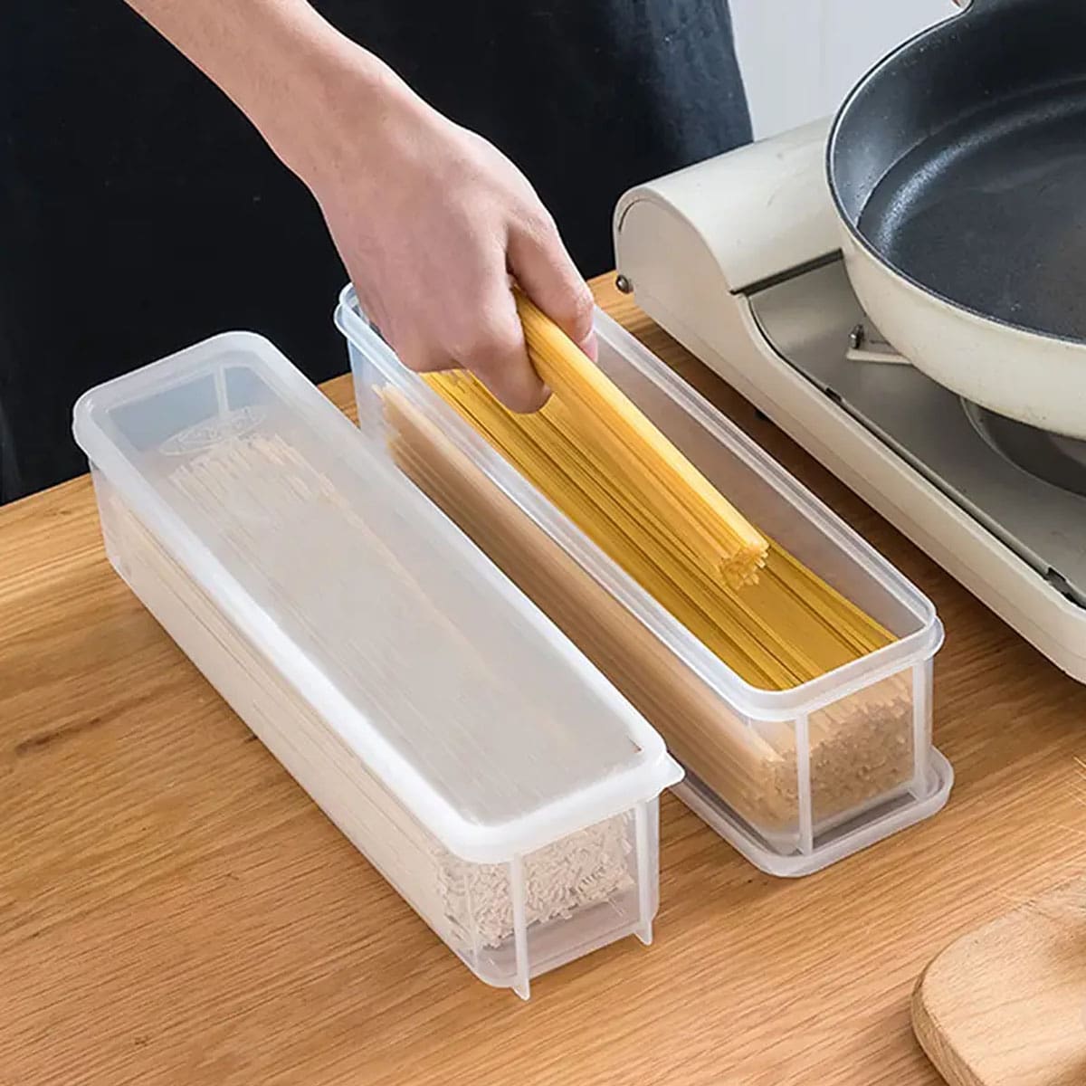 1 пластиковый прозрачный конте – обзор и цена Food Storage With Colander